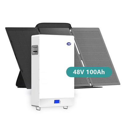 LiFePO4 दीवार पर लगे बैटरी 5Kwh होम ऊर्जा भंडारण प्रणाली 48V 100Ah