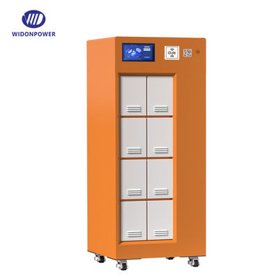 OEM ODM LiFePO4 220V 3200W IP54 बैटरी स्वैपिंग स्टेशन फायर अलार्म फ़ंक्शन के साथ अनुकूलित