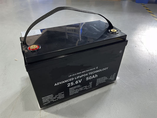 सोलर लाइफपीओ4 स्टोरेज बैटरी 12.8V 100Ah 1280Wh 25.6V 50Ah के लिए मोटरहोम कारवां कैम्पिंग आरवी कार