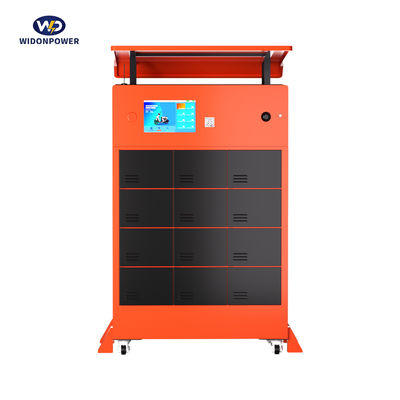 Indoor/Outdoor Smart Battery Exchange Station 8-Bay - 6000W Max Power, 48-72V Li-ion Compatible Battery Swapping Station